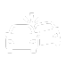 Twee motors het gebots, met die voorkant van een motor wat die kant van 'n ander getref het; puin of impaklyne is sigbaar by die kontakpunt. Twee motors het gebots, met die voorkant van een motor wat die kant van 'n ander getref het; puin of impaklyne is sigbaar by die kontakpunt
